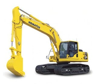 Komatsu PC200LC-8 Hybrid Excavator 'Swings' into Action