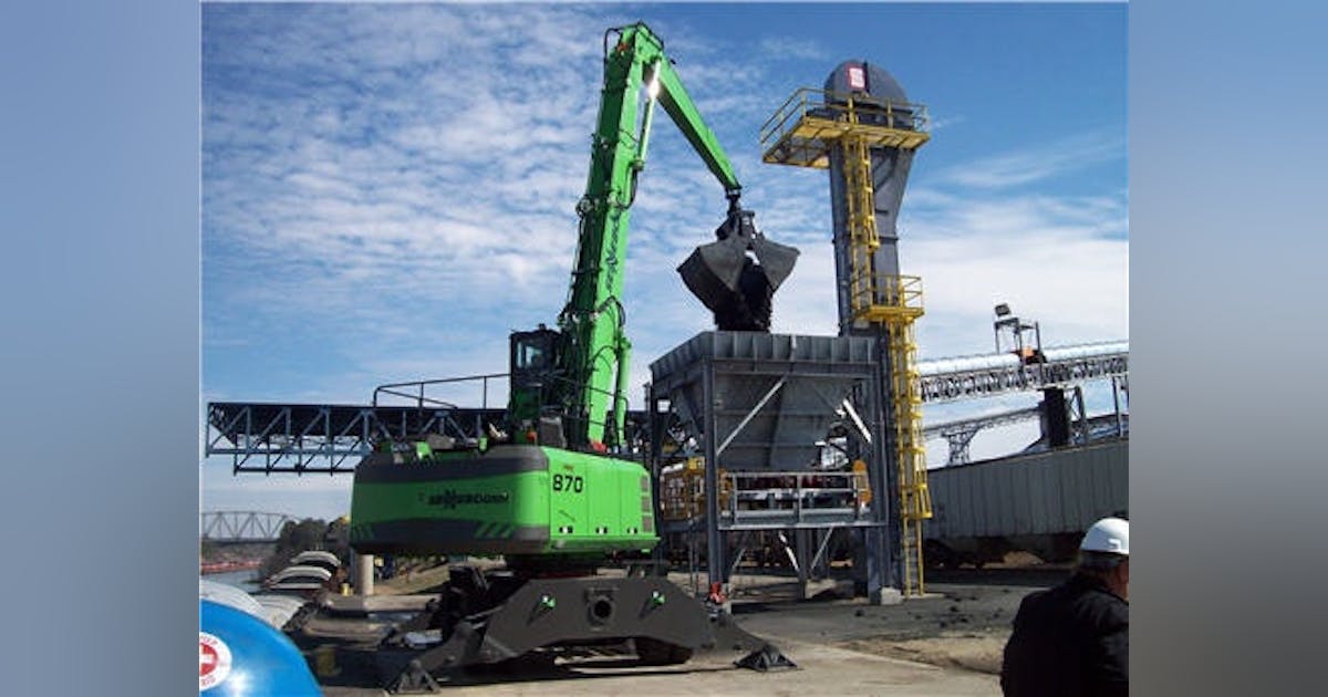 Material Handler Reduces Offloading Times | Construction Equipment