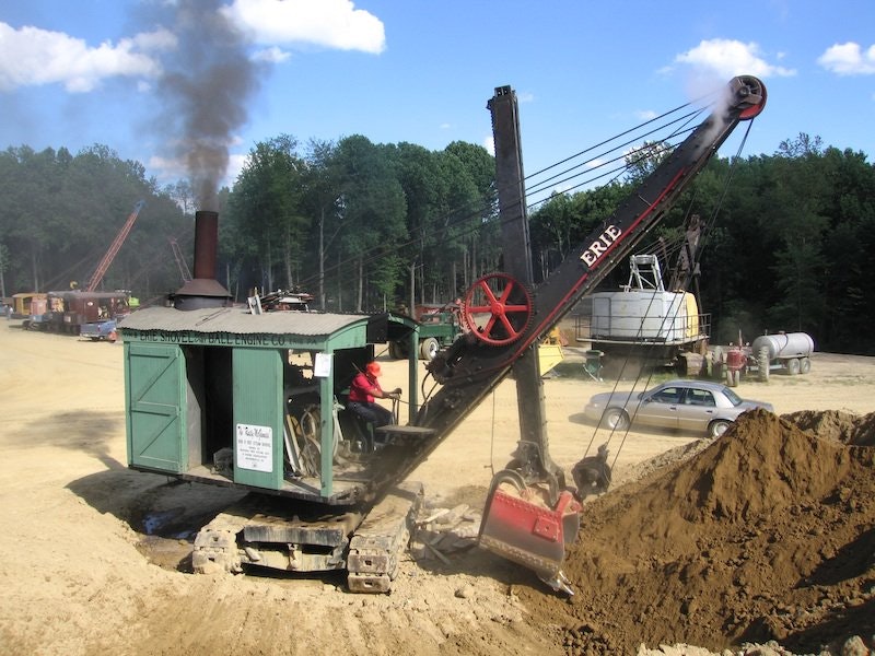 The Erie B Steam Shovel | Construction Equipment