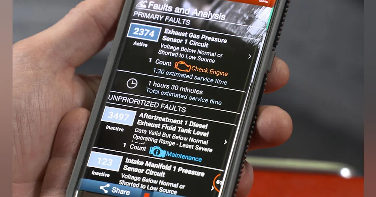 Mobile App Reads Cummins Engine Fault Codes Aids Troubleshooting Mobile app reads cummins engine fault codes aids troubleshooting
