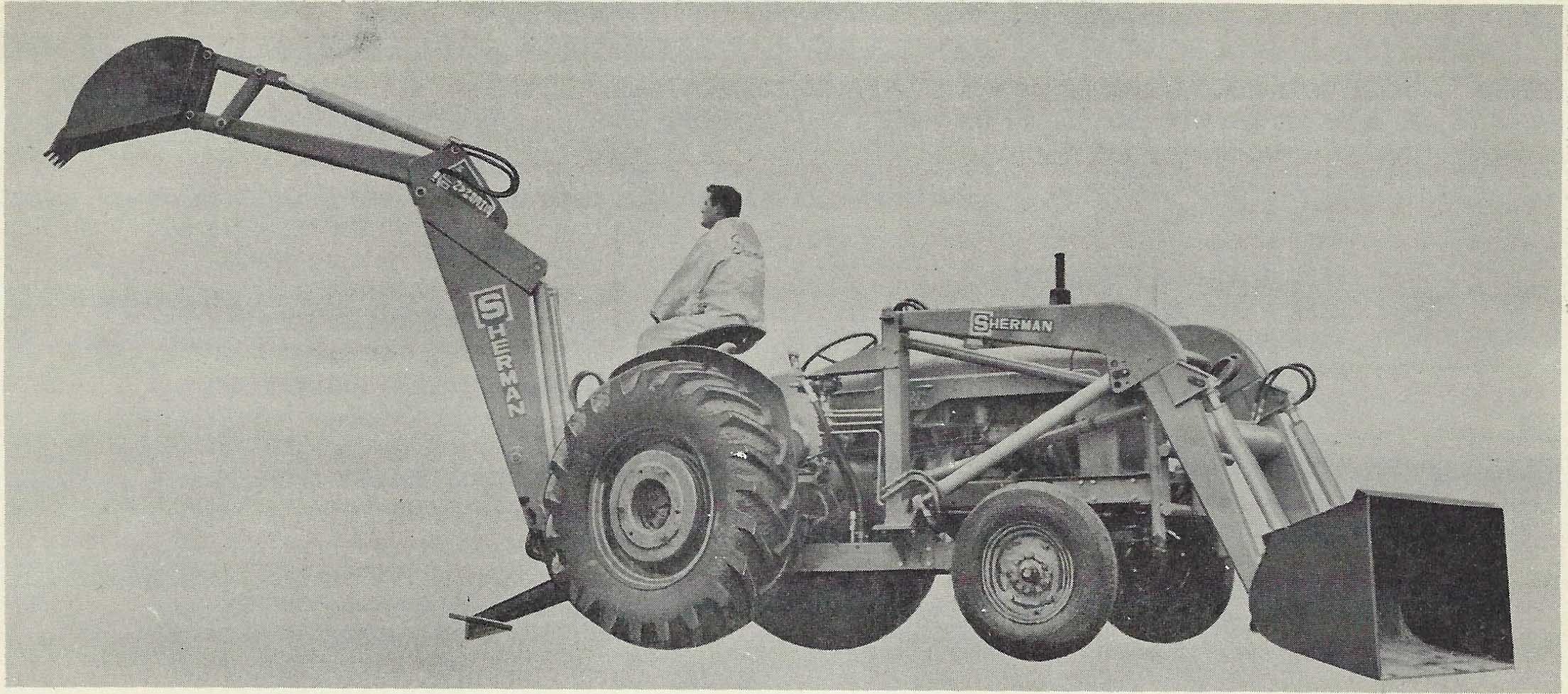 Early Backhoe Loaders Construction Equipment