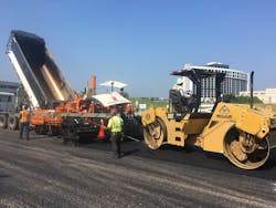 Truck-Paver-Roller Truck-Paver-Roller