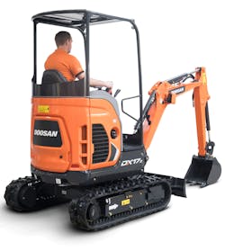 doosan-DX17Z-electric-mini-excavator doosan-DX17Z-electric-mini-excavator
