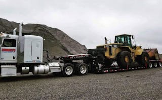 Wheel-loader-on-low-boy-trailer