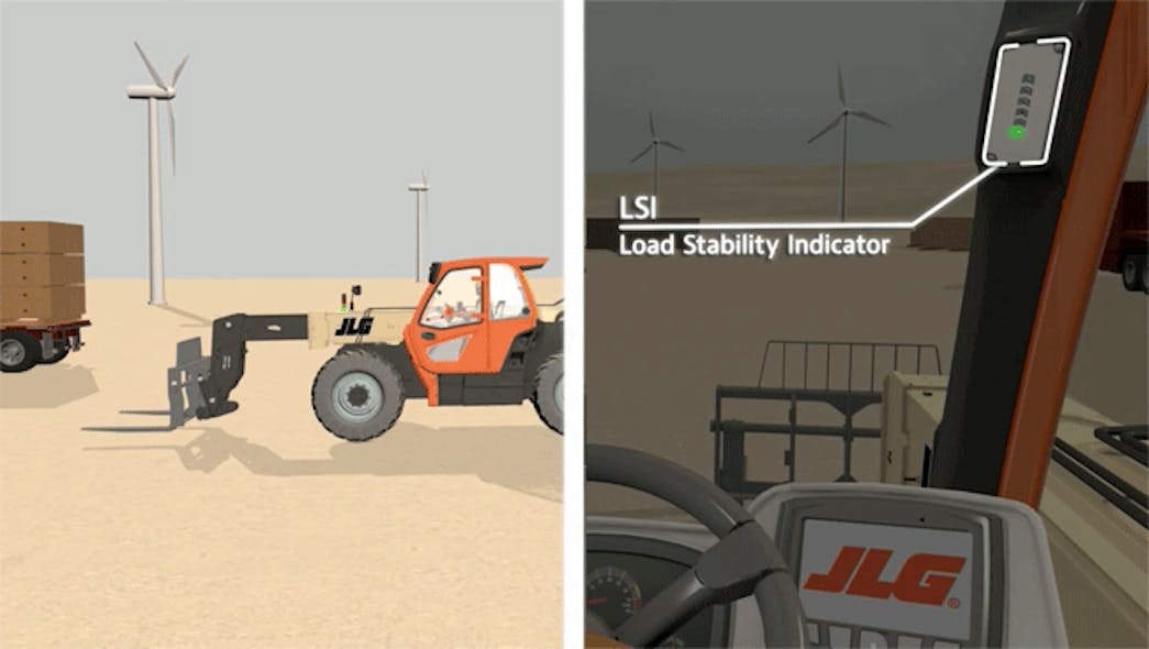 Stability Indicator Aids Telehandler Safety | Construction Equipment