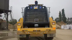 Bridage-on-Caterpillar-wheel-loader