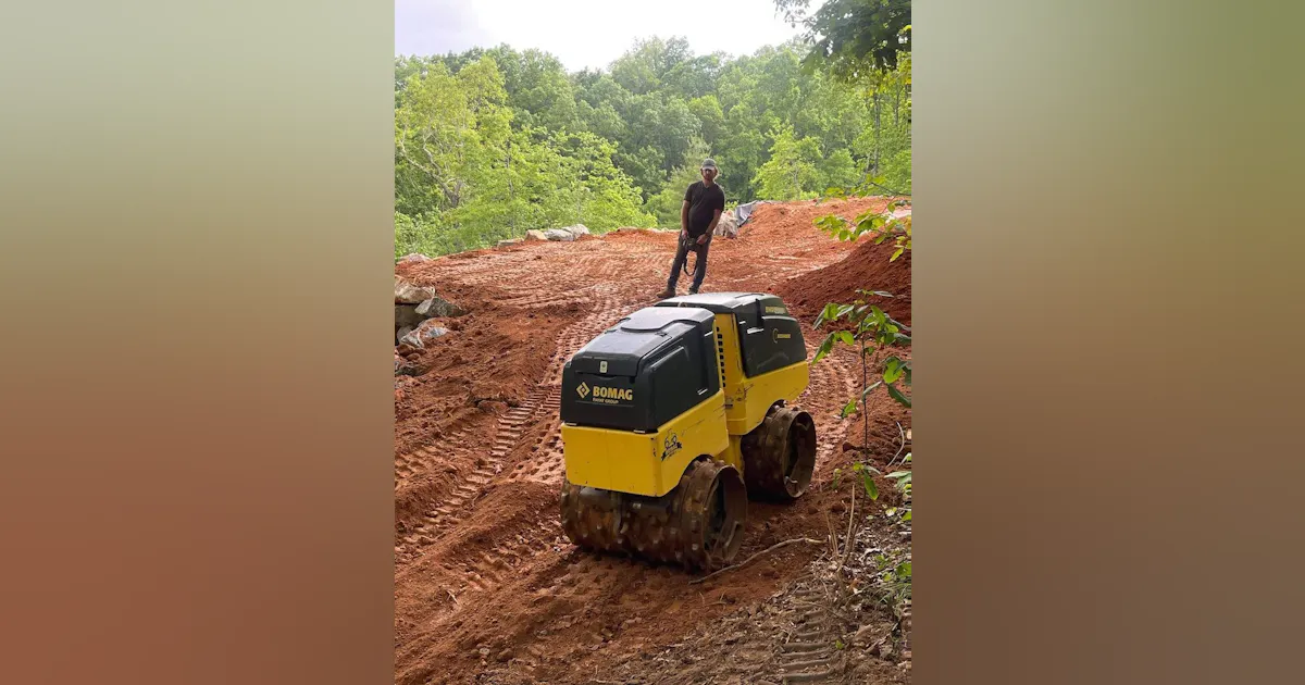 Compact Roller Machine Remote Control Remote-Controlled Roller Helps N.C. Contractor | Construction Equipment