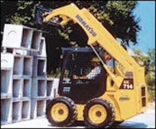 KOMATSU コマツ　SKID STEER LOADER Komatsu presents new skid steer loader and compact track