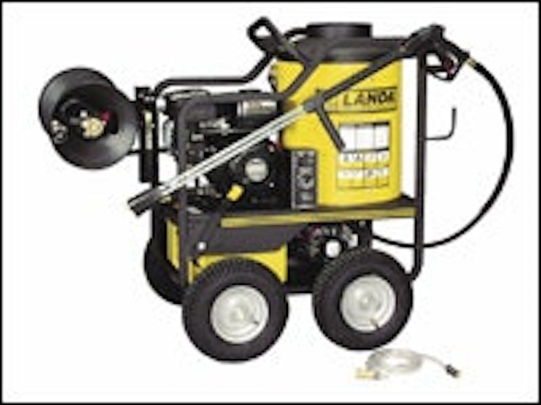 Landa SUV line of hotwater pressure washers Construction Equipment