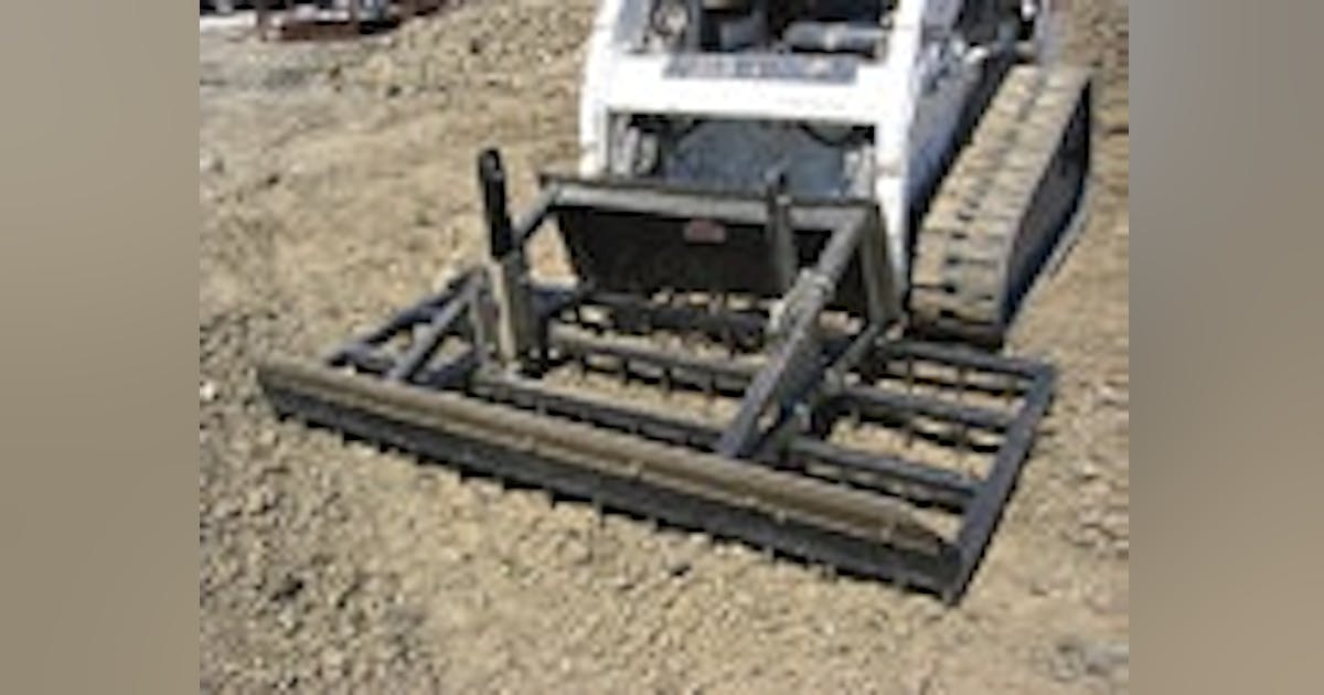 Daniel Manufacturing Rake attachment | Construction Equipment