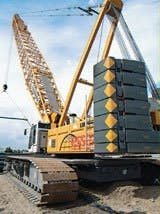 Liebherr LR1200SX crane