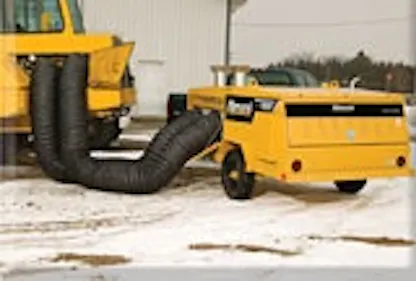 Allmand Bros Maxi-Heat portable heater | Construction Equipment