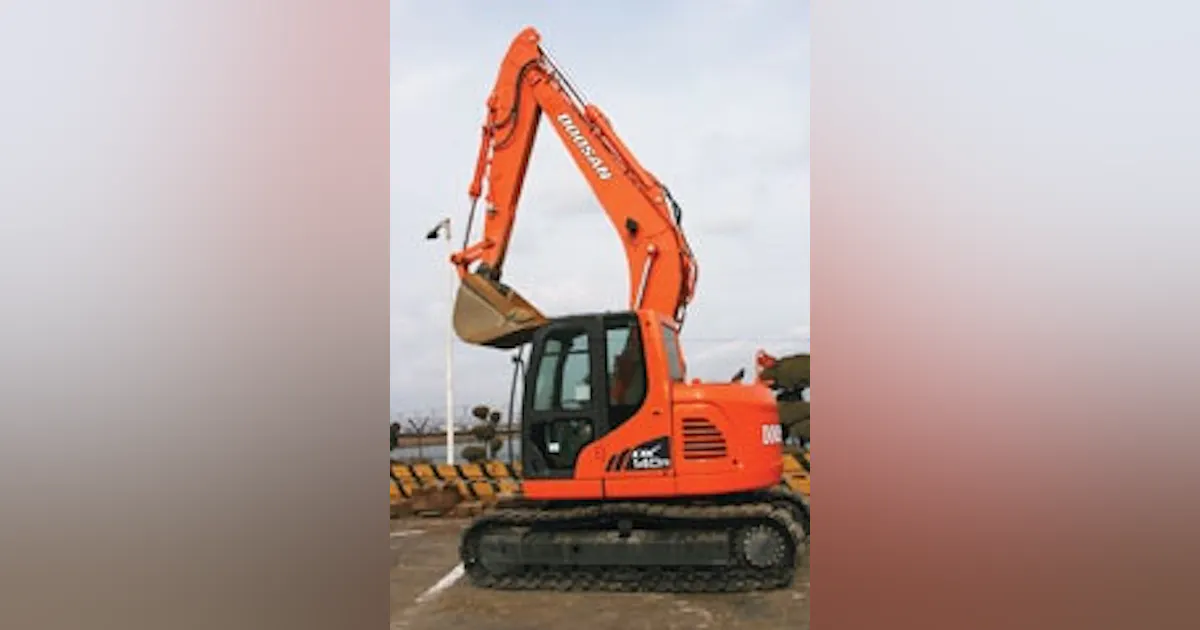 Doosan Rt14 Doosan 14-metric-ton DX140R excavator | Construction Equipment