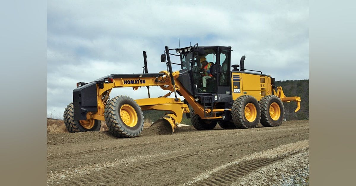 Komatsu GD655-5 Motor Grader | Construction Equipment