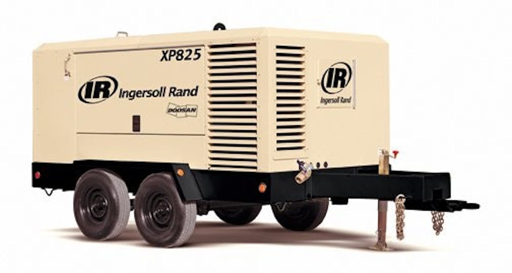 Doosan Portable Power XP825 Air Compressor Construction Equipment