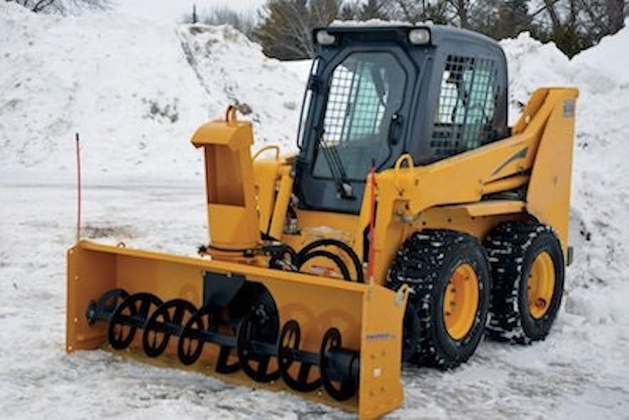 ProTech Sno Blower Skid Steer Attachments Construction Equipment