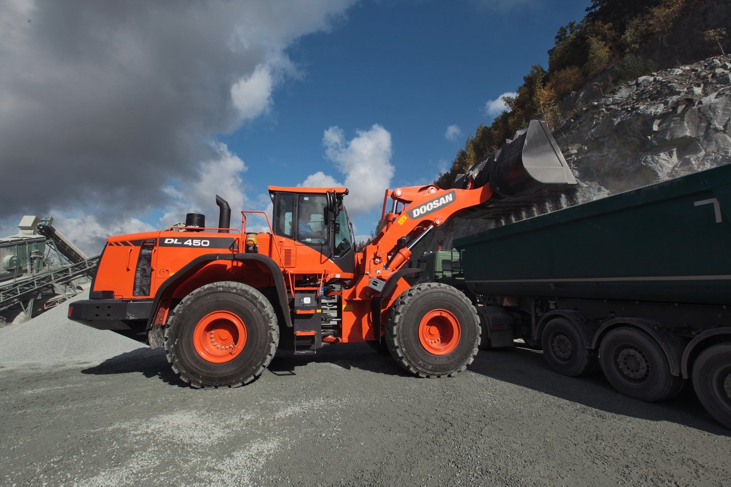doosan dl450 wheel loader