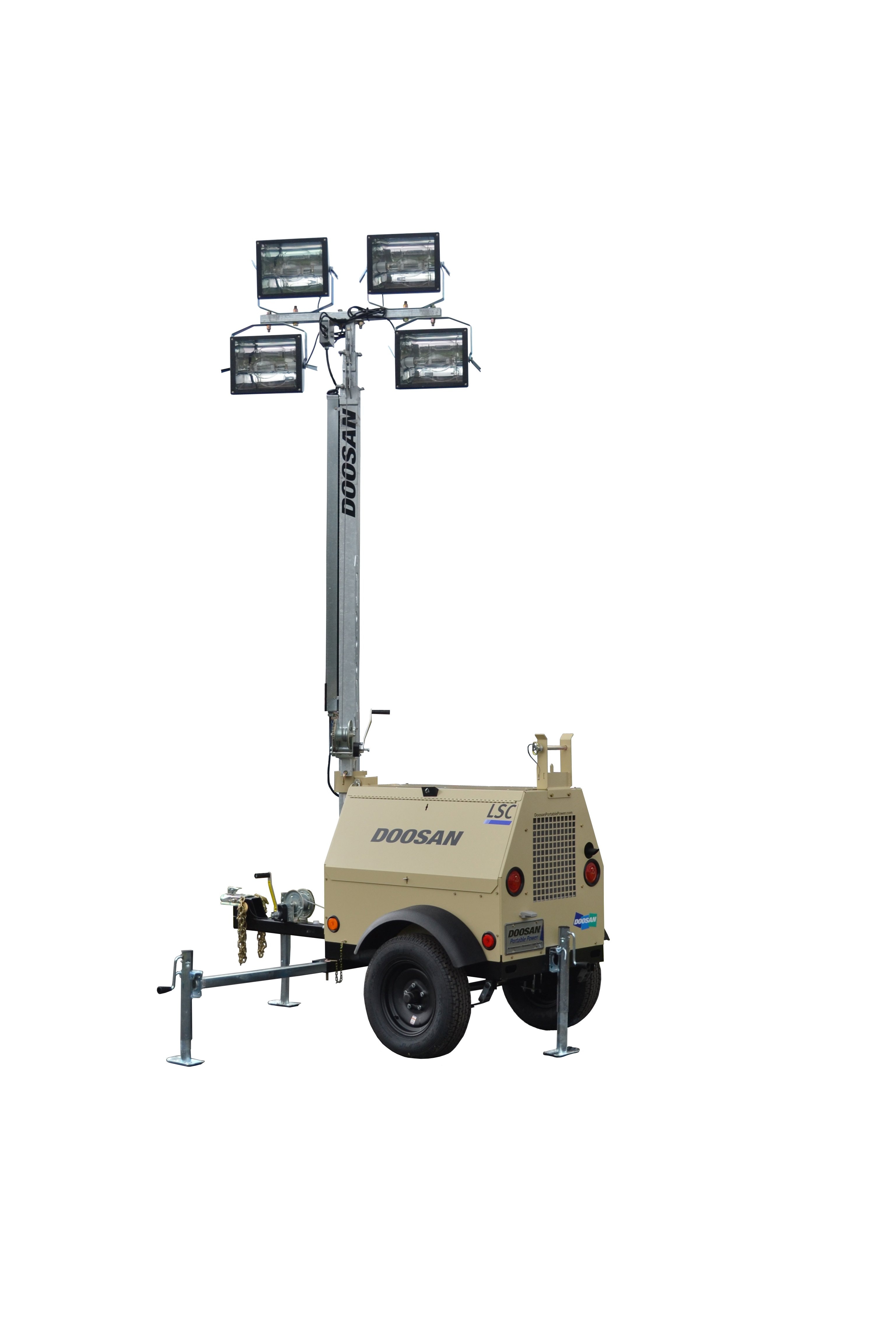 Doosan Portable Power LSC Light Tower Construction Equipment