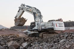 Liebherr R9150 excavator