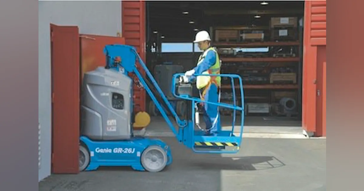 Genie GR-26J Runabout Aerial Work Platform Lifts to 31 Feet ...