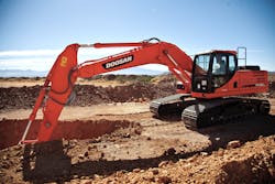 Doosan DX255LC excavator