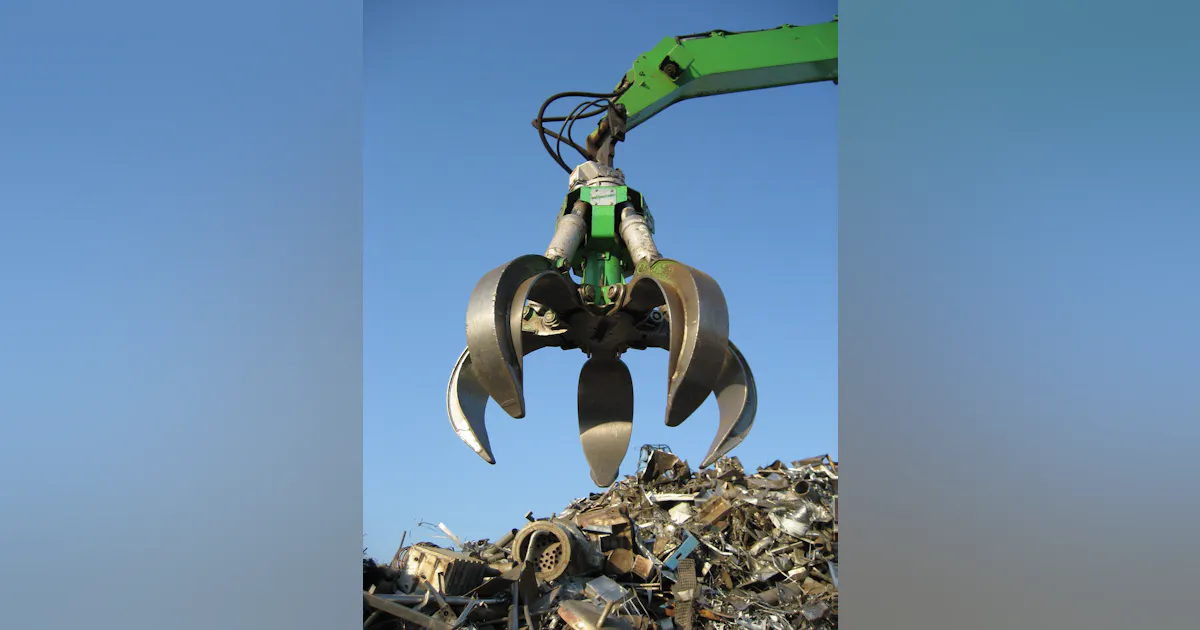Grappling Line Sennebogen Scrap Grapple Line from 0.5 to 5 Cubic Yards | Construction ...