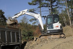 Bobcat E63 excavator