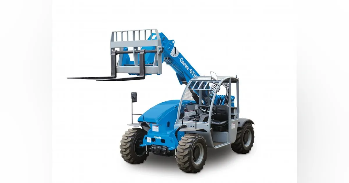Genie Telehandler Engine Genie Upgrades GTH-5519 Telehandler | Construction Equipment