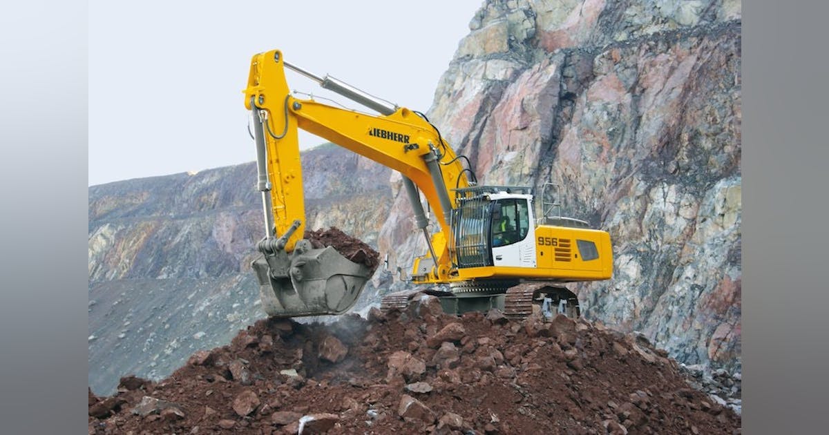 Liebherr R 956 Crawler Excavator Construction Equipment