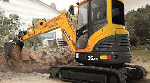 Hyundai R35Z-9 excavator