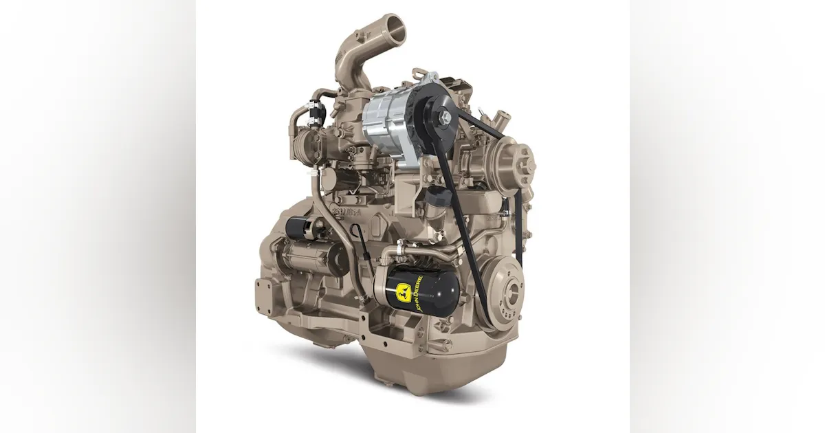 Generator Drive Engine John Deere Power Systems 2.9L Generator-Drive Engines | Construction ...