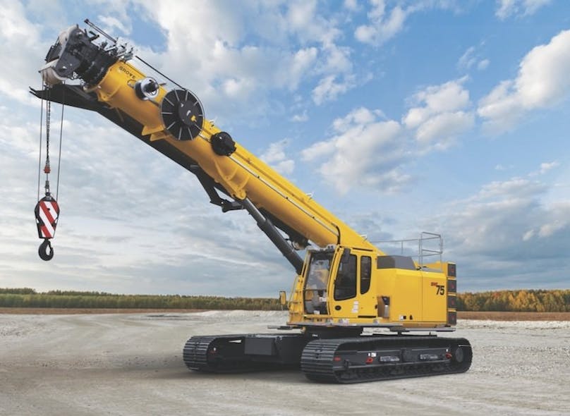 Grove Ghc55 Ghc75 Ghc130 Telescoping Boom Cranes Construction Equipment