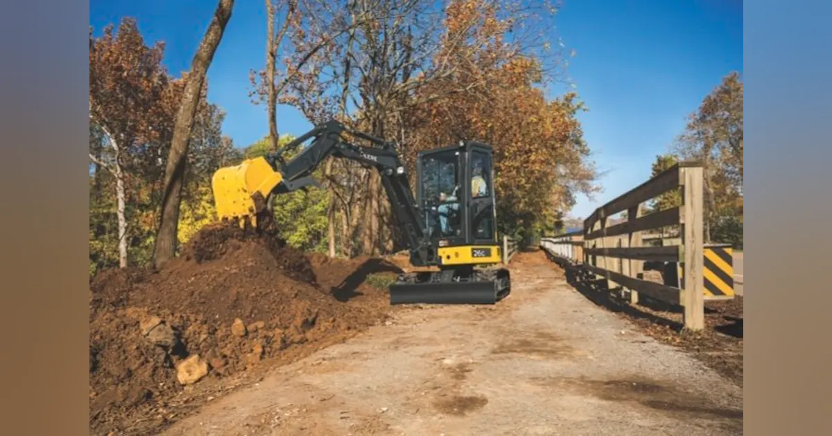 26g John Deere 17G, 26G Excavators | Construction Equipment