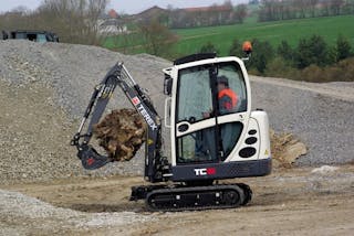 Terex TC16 compact excavator