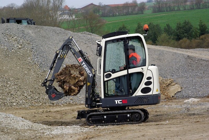 Terex TC16 compact excavator