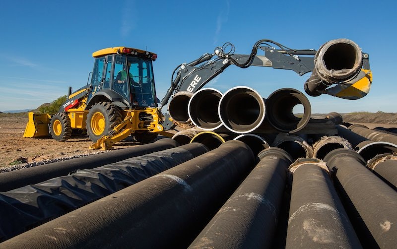 John Deere 310SL backhoe loader