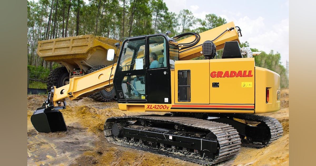 Gradall Series V Excavators Use Volvo Penta for T4-F | Construction ...