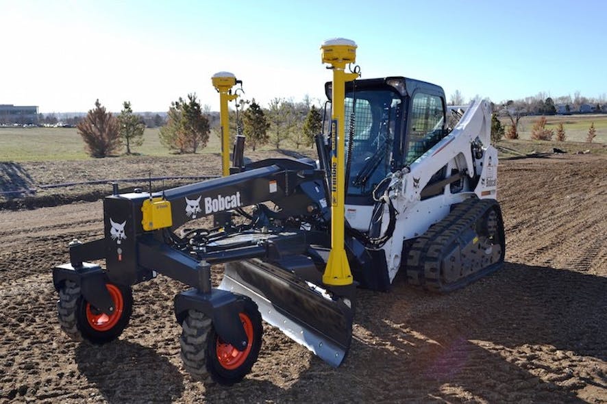 Trimble GCS900 Grade Control System for Bobcat Grader Attachments Construction Equipment