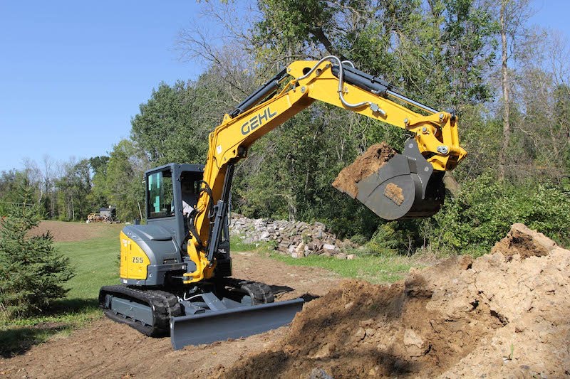 Gehl Z55 excavator
