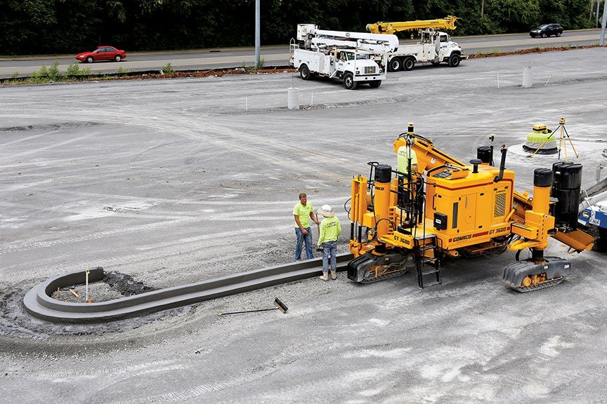 Gomaco GT3600 curb gutter