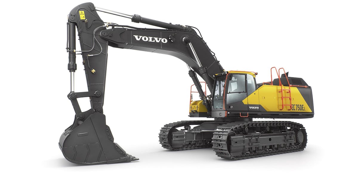 VOLVO @ BAUMA 2016 - Press Information -EC750E crawler excavator