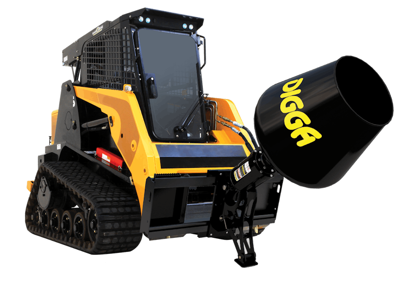 Digga Cement Mixer for Skid Steers, Loaders, Telehandlers Construction Equipment