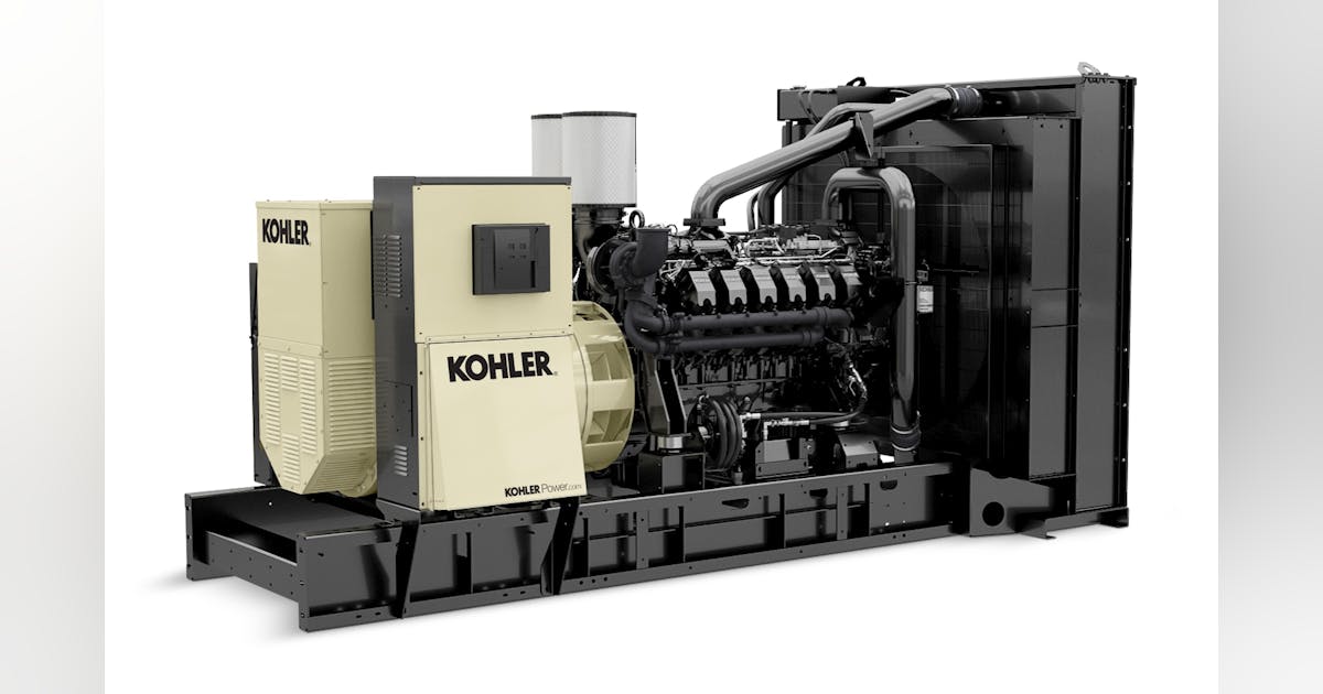 Kohler KD Series Diesel Generators Powered by G-Drive Engines | Construction