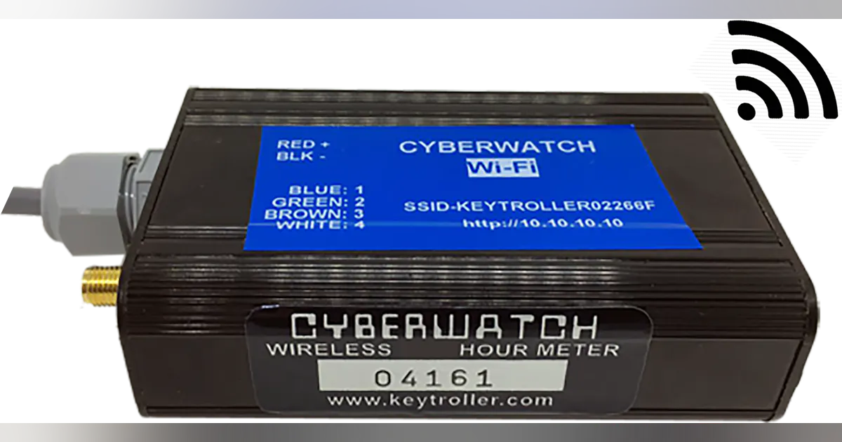 Key Tech Monitor Keytroller Cyberwatch LAN Wireless Hour and Alarm Meter Can Monitor ...