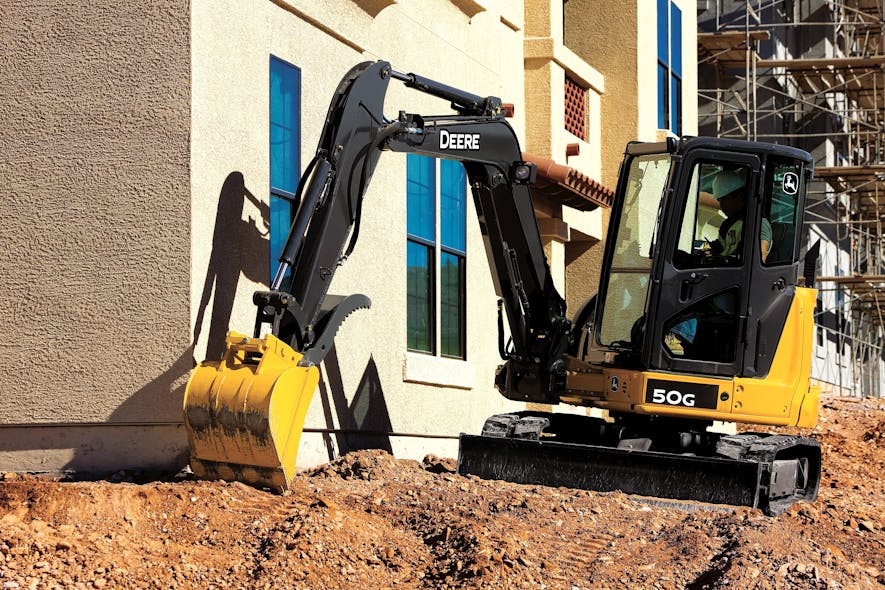 John Deere 50G Excavator Construction Equipment