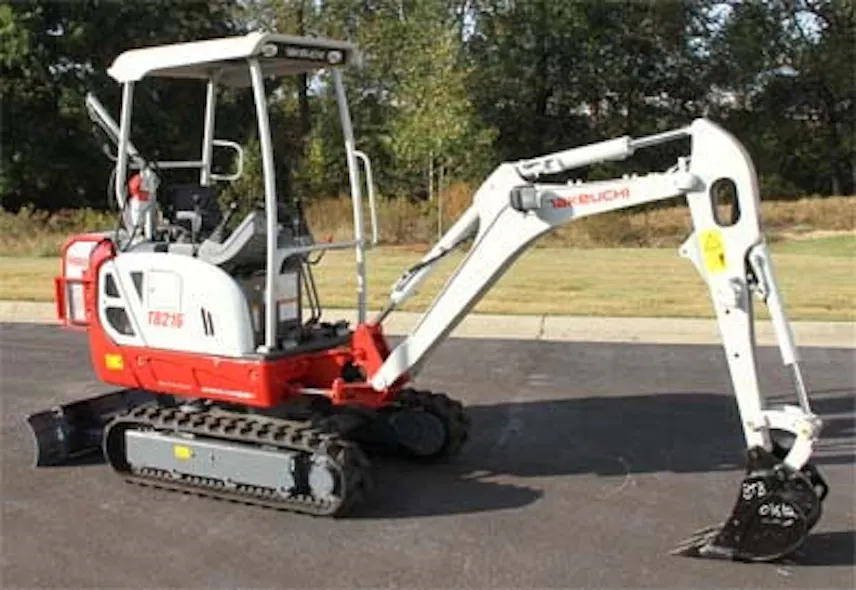 Takeuchi TB216H Hybrid Excavator | Construction Equipment