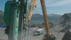 Montabert CPA295 drill Montabert CPA295 drill