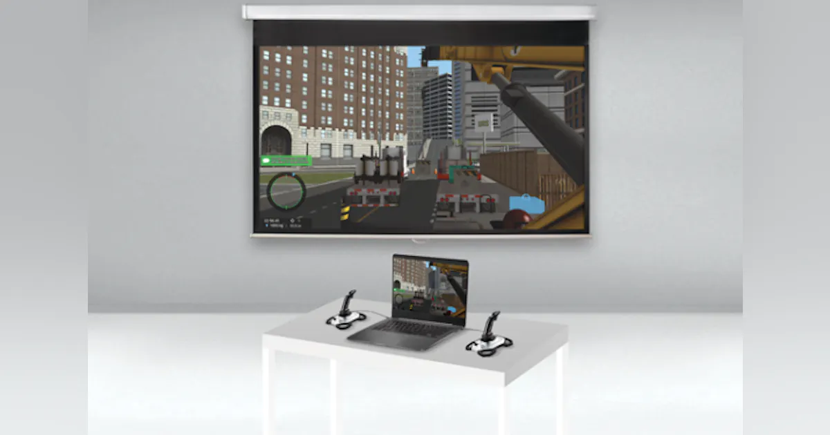 CM Labs Vortex Edge Laptop Simulator | Construction Equipment