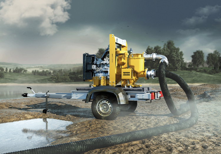 Atlas Copco High-capacity Dewatering Pumps | Construction Equipment