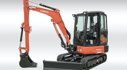 Kubota-KX033-excavator
